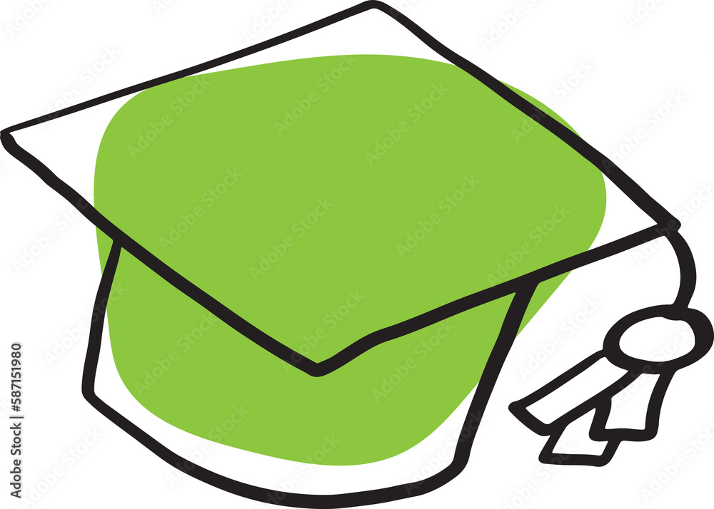 The School icon drawing image for education or kid concept The School icon drawing image for education or kid concept