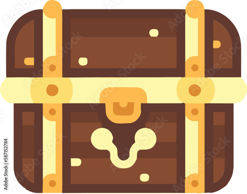 Treasure chest vector transparent eps