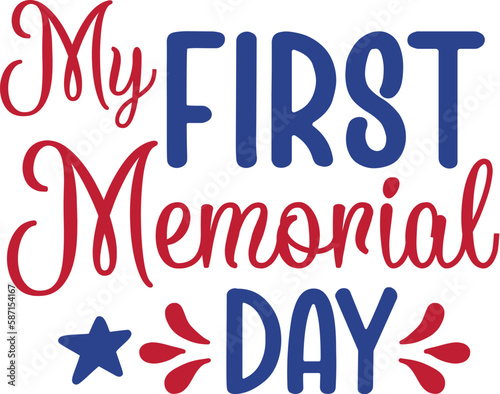 My First Memorial Day SVG