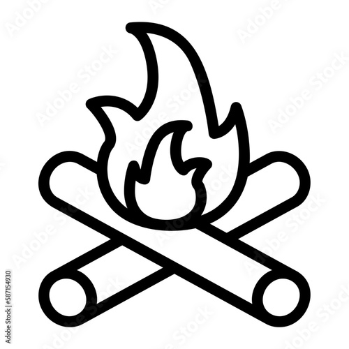 fire line icon