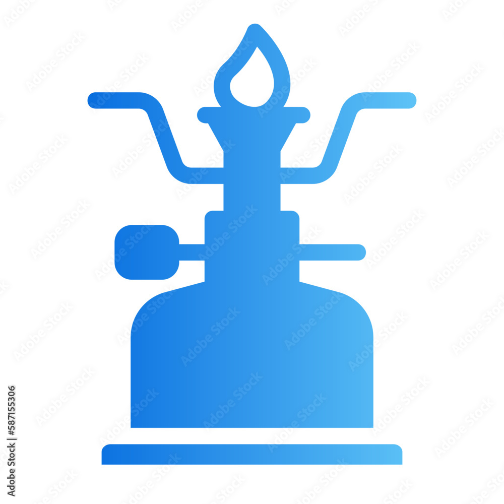 gas stove gradient icon gas stove gradient icon