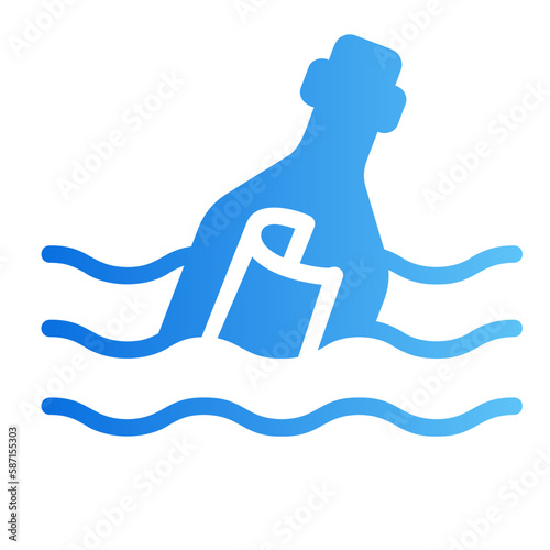 message gradient icon