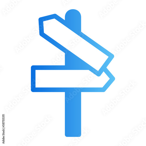 sign gradient icon