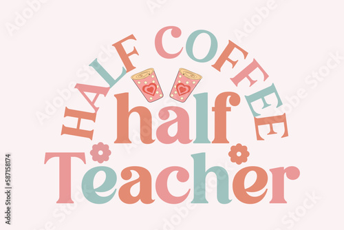 teacher quotes svg design, Teacher typography set, Gift card for Teacher's Day
