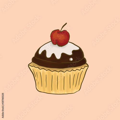cup cake bakery cafe coffee cake cartoon  bakery  baking cup