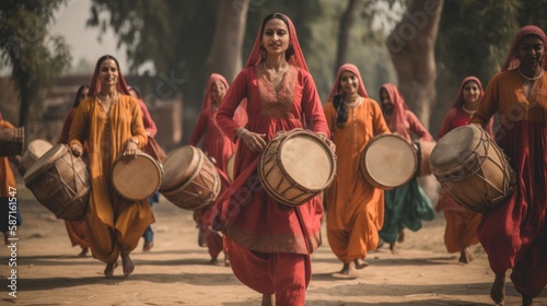 Dhol Drums and Dancing Feet: India's Joyful Vaisakhi Festival, GENERATIVE AI