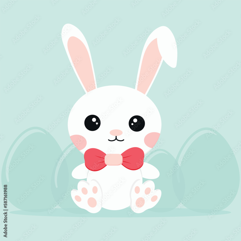 easter bunny with egg easter bunny with egg