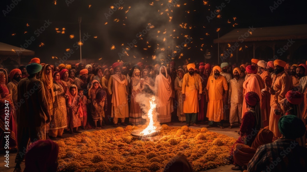 Harvesting Joy: India's Vaisakhi Festival of Renewal and Blessings, GENERATIVE AI