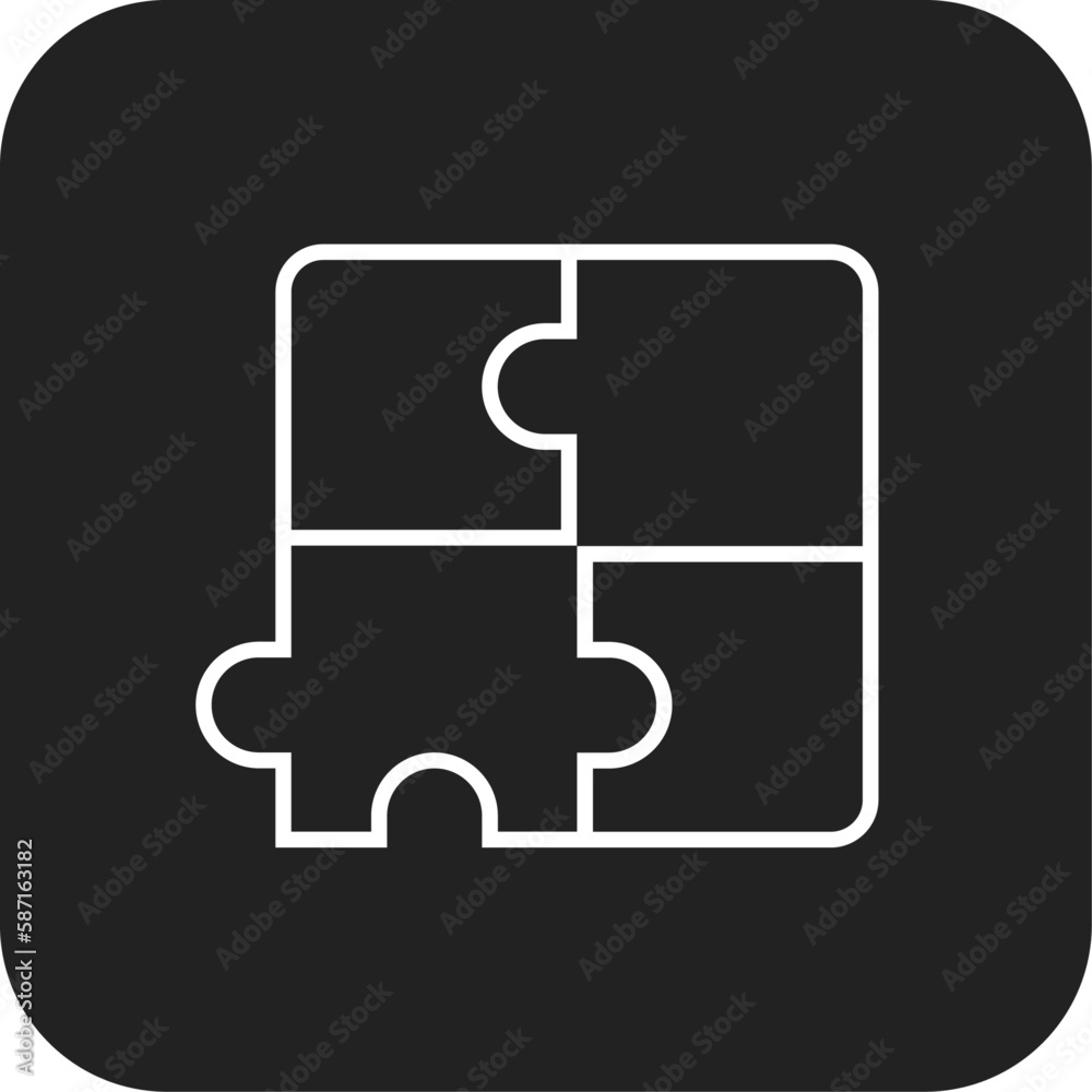 Puzzle Business icon with black filled line style. teamwork, idea, solution, concept, piece, group, connection. Vector illustration Puzzle Business icon with black filled line style. teamwork, idea, solution, concept, piece, group, connection. Vector illustration