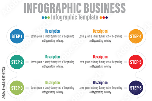 circle timeline step for pregnant or pregnancy infographic concept for slide presentation with 6 Steps, Six 6 option and 6 point list