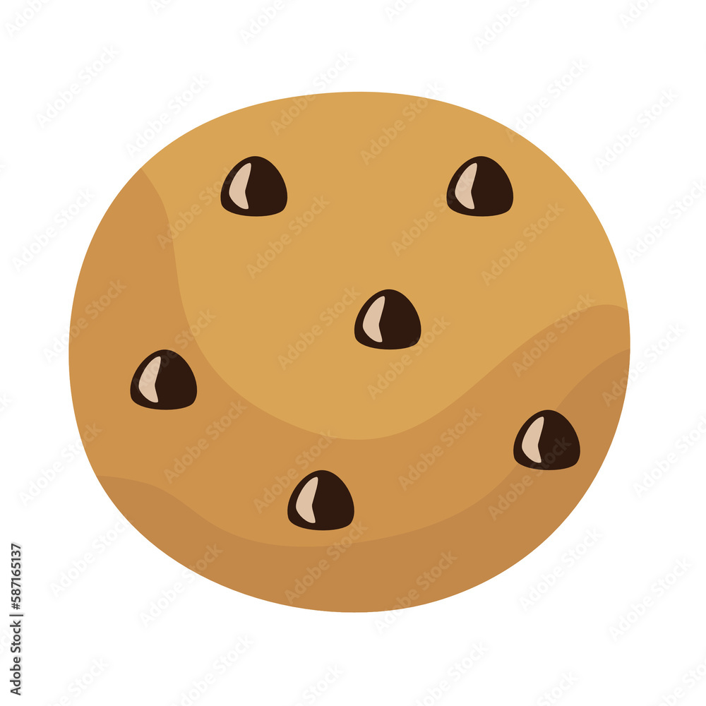 Fototapeta premium Chocolate chip cookies