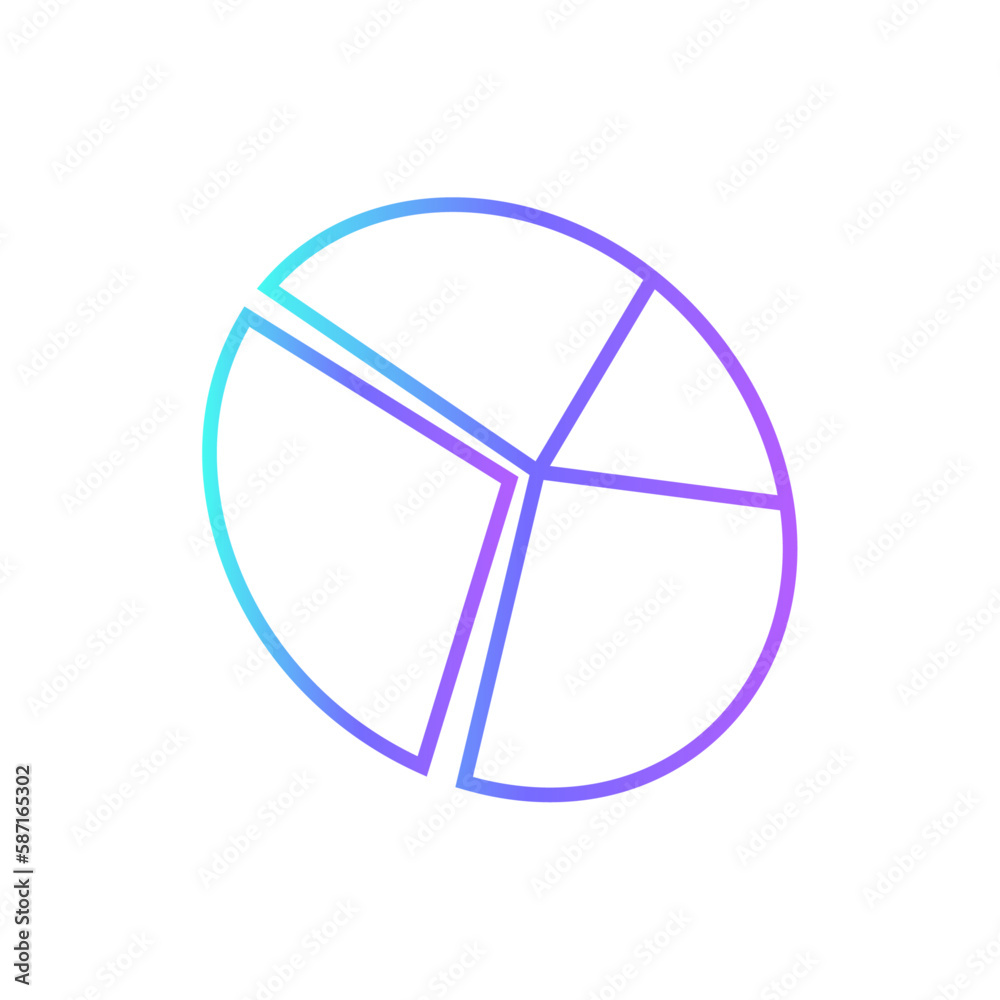 Chart Business icon with blue duotone style. diagram, graph, data, growth, pictogram, finance, report. Vector illustration Chart Business icon with blue duotone style. diagram, graph, data, growth, pictogram, finance, report. Vector illustration