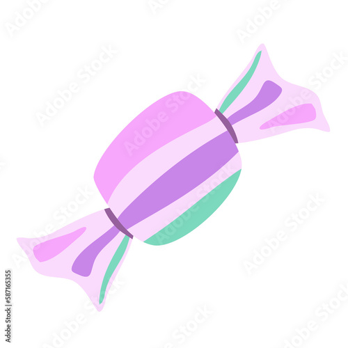 Bright candy cartoon