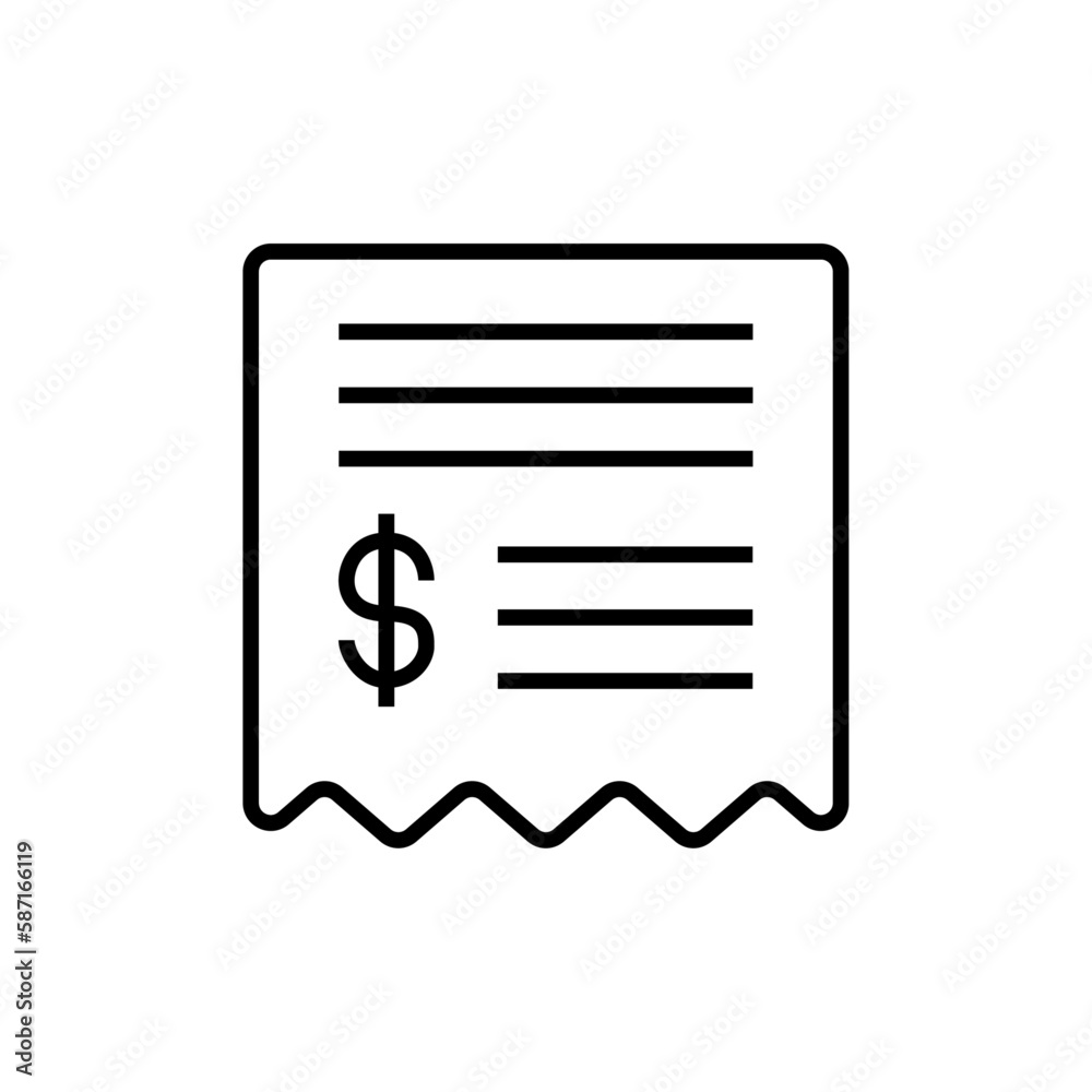 Contract Business icon with black outline style. agreement, document, paper, signature, deal, finance, writing. Vector illustration Contract Business icon with black outline style. agreement, document, paper, signature, deal, finance, writing. Vector illustration