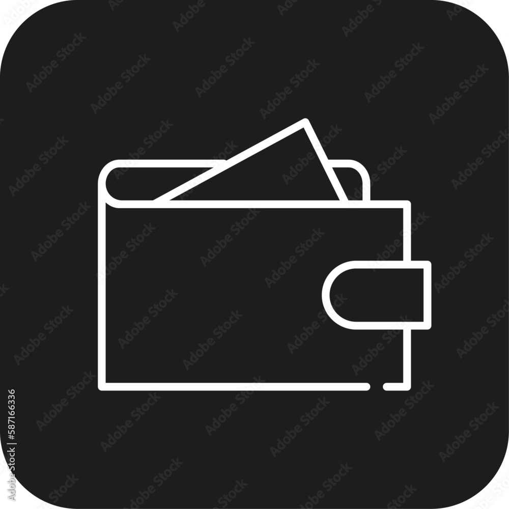 Wallet Business icon with black filled line style. money, payment, cash, financial, pay, economy, atm. Vector illustration Wallet Business icon with black filled line style. money, payment, cash, financial, pay, economy, atm. Vector illustration