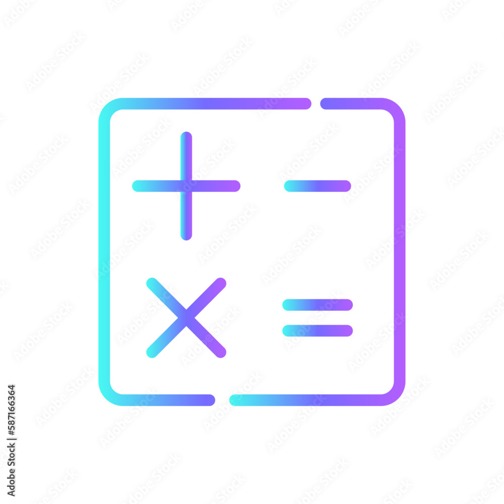 Calculation Business icon with blue duotone style. calculate, finance, management, money, calculation, accounting, calculator. Vector illustration Calculation Business icon with blue duotone style. calculate, finance, management, money, calculation, accounting, calculator. Vector illustration