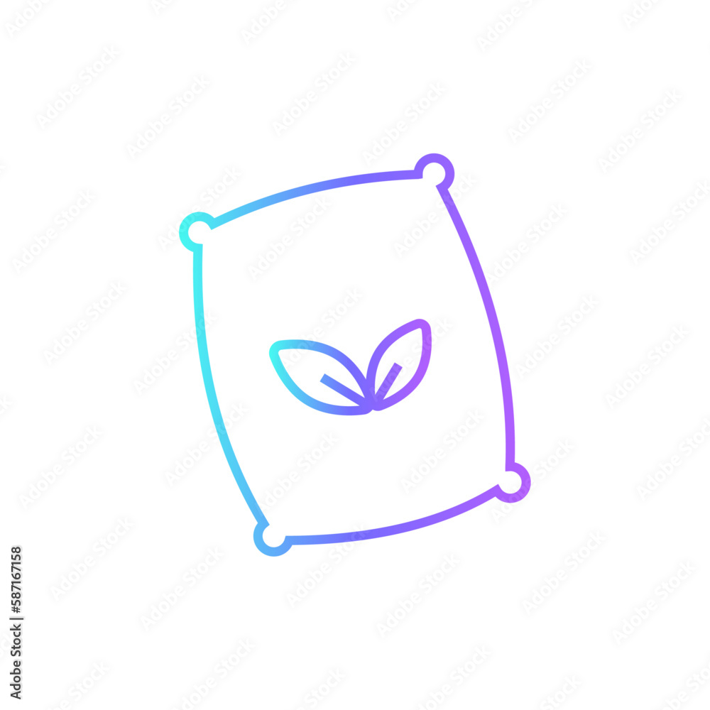 Compost Eco friendly icon with blue duotone style. compost, recycle, nature, ecological, leaf, compostable, natural. Vector illustration Compost Eco friendly icon with blue duotone style. compost, recycle, nature, ecological, leaf, compostable, natural. Vector illustration