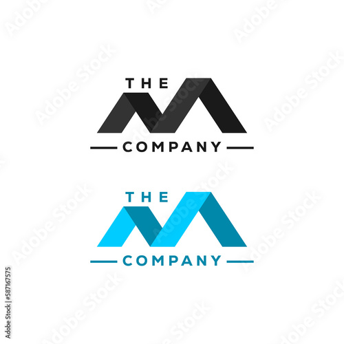 the M company logo design