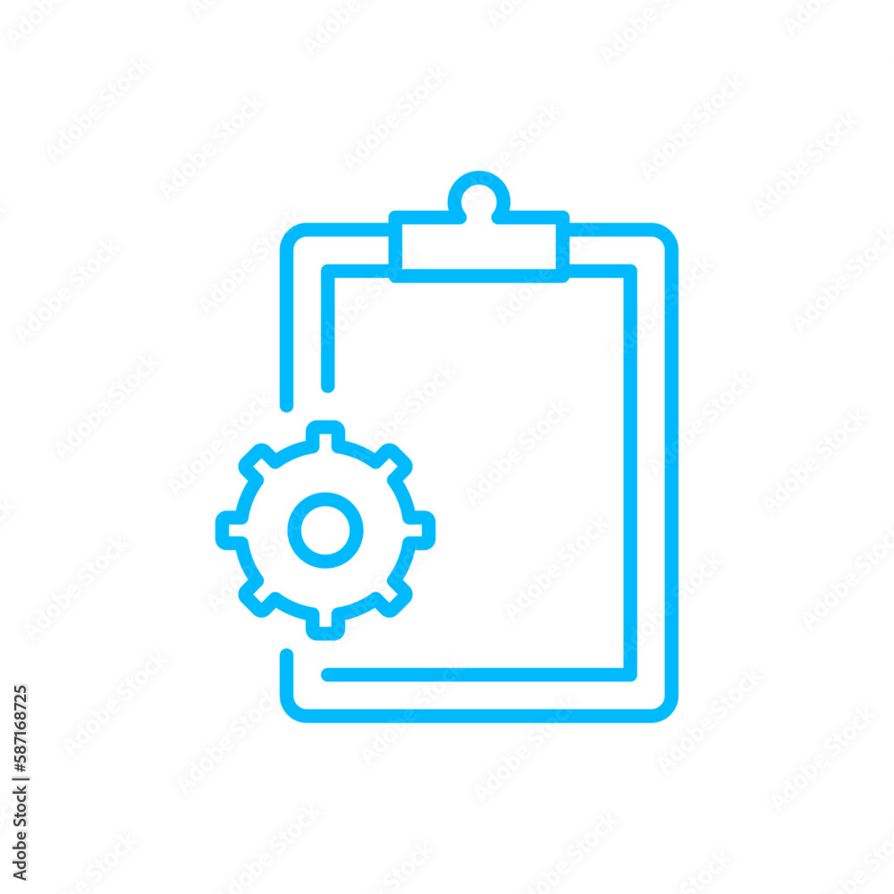 Management teamwork and Management icon with blue outline style. teamwork, business, meeting, discussion, office, people, team. Vector Illustration Management teamwork and Management icon with blue outline style. teamwork, business, meeting, discussion, office, people, team. Vector Illustration