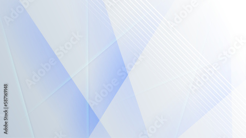 Vector abstract white geometric shapes background