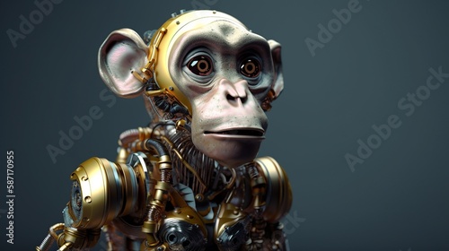 crazy monkeys, Generative AI.