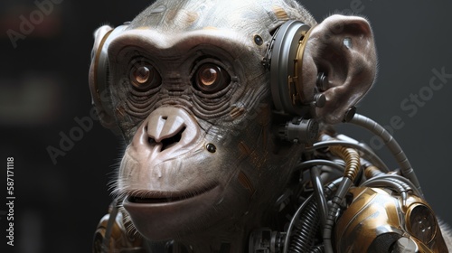 crazy monkeys, Generative AI.