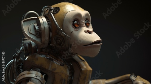crazy monkeys, Generative AI.