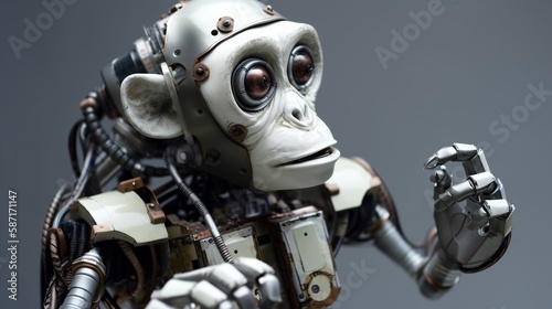 crazy monkeys, Generative AI.