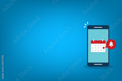 Free Download Calendar deadline or event reminder notification on mobile phone - GFXLoad