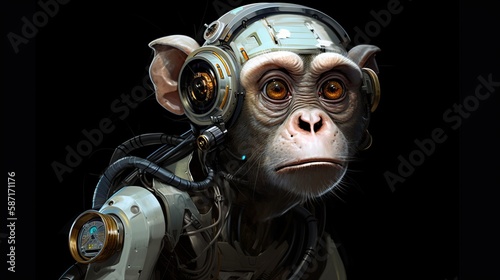 crazy monkeys, Generative AI.