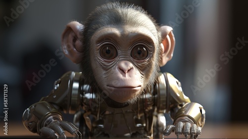 crazy monkeys, Generative AI.