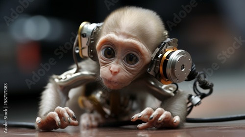 crazy monkeys, Generative AI.