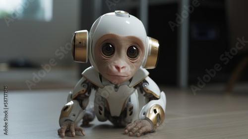 crazy monkeys, Generative AI.