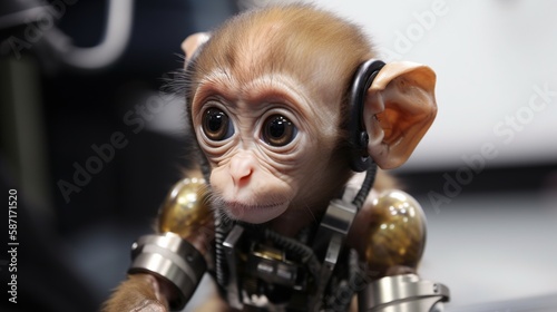 crazy monkeys, Generative AI.