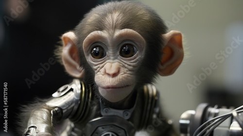crazy monkeys, Generative AI.