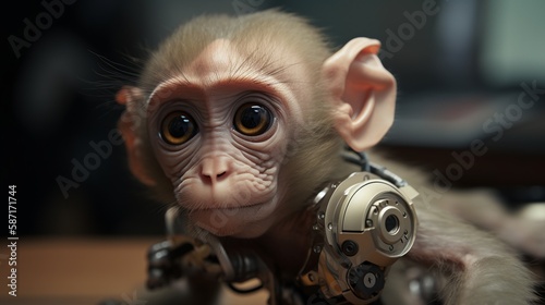 crazy monkeys, Generative AI.