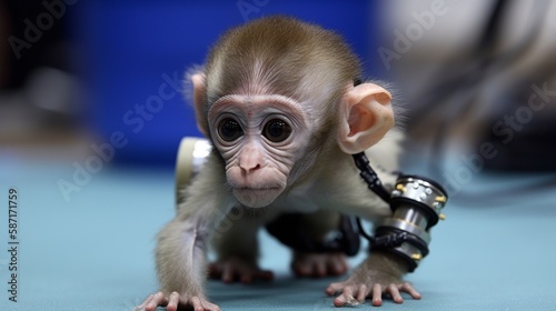 crazy monkeys, Generative AI.