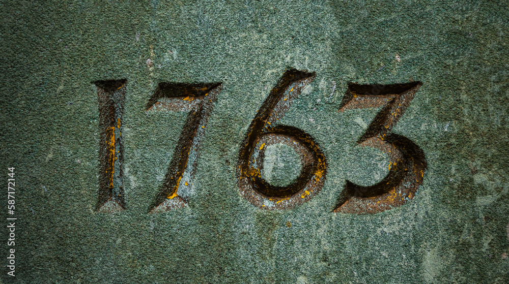 1763 Jahreszahl