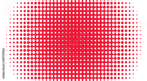 Polka dot pop art halftone pattern 