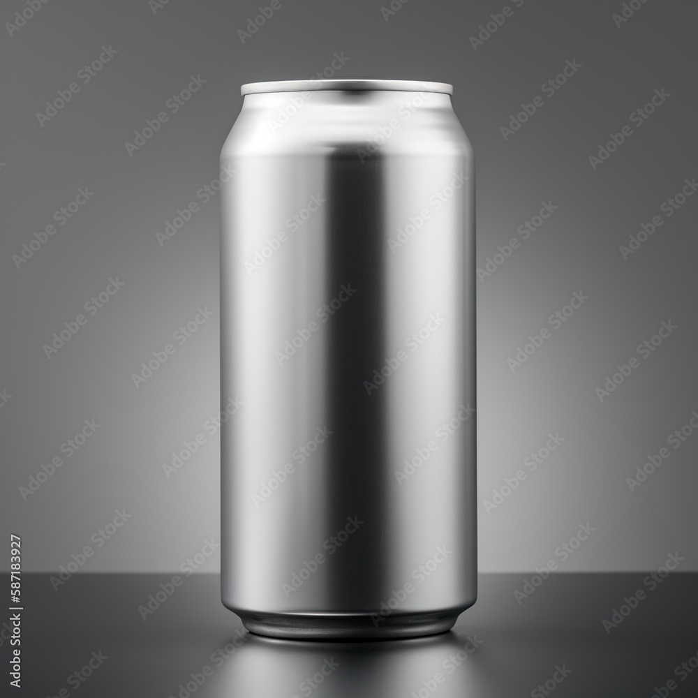 aluminum can isolated on black background. aluminum can isolated on black background.