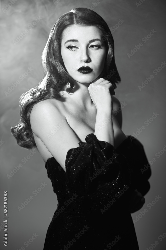 Fototapeta premium charming feminine woman