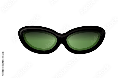 Sunglasses illustration design. Glasses collection on white background