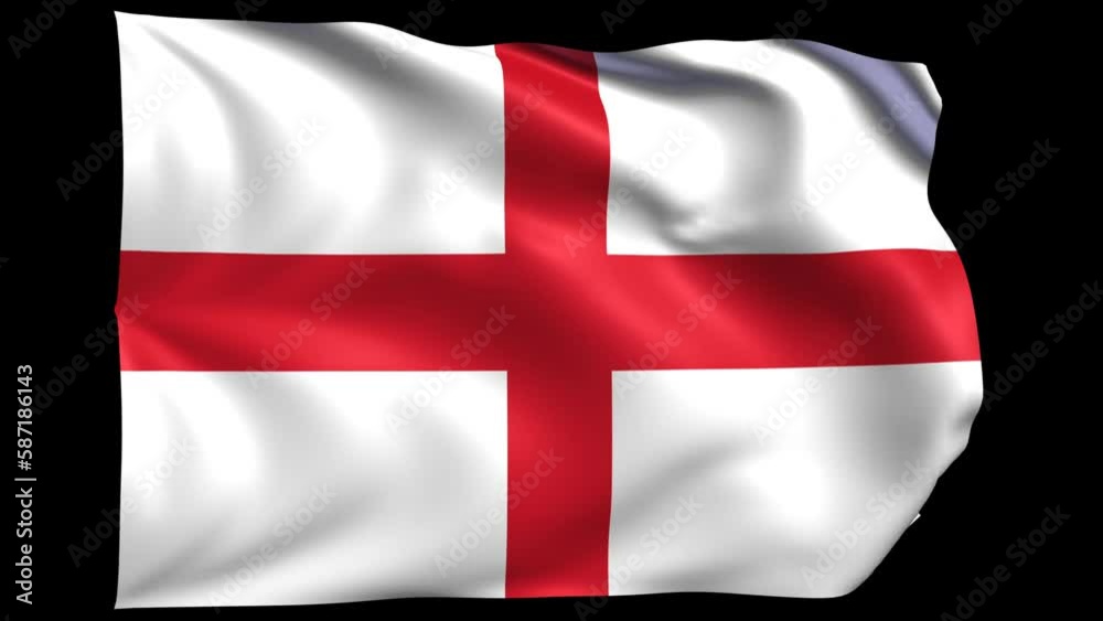 Flag Country England Background Loop Flag Country England Background Loop