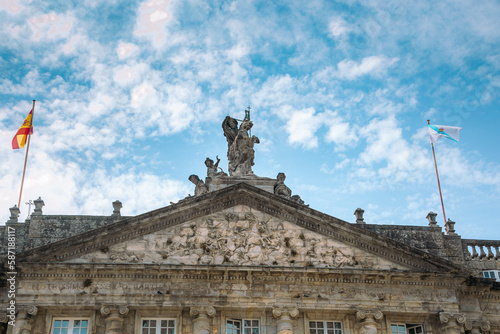 Palacio de Raxoi at Santiago de Compostela photo