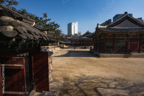 Deoksugung Palace during winter afternoon at Jung-gu   Seoul South Korea   8 February 2023