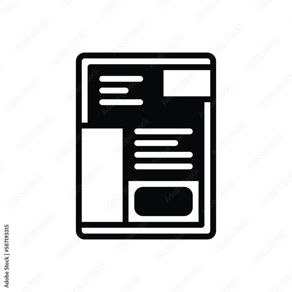 Black solid icon for verzeichnis 