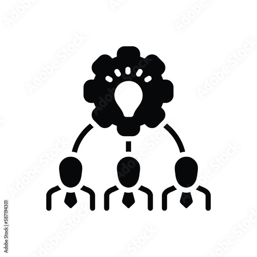 Black solid icon for consolidated 