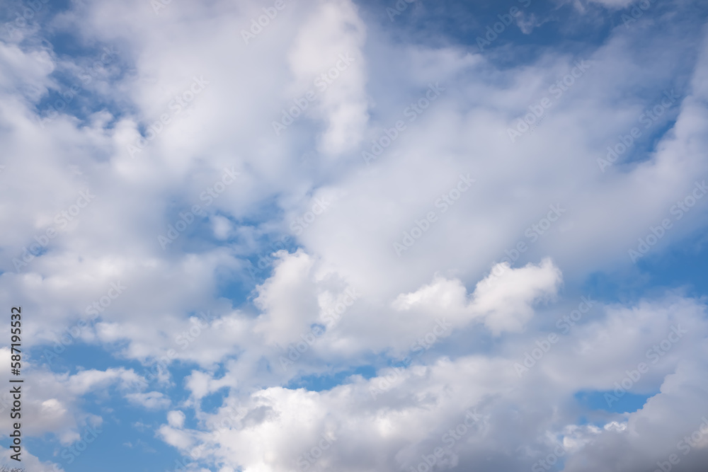 Blue sky with white clouds. Blue sky with white clouds.