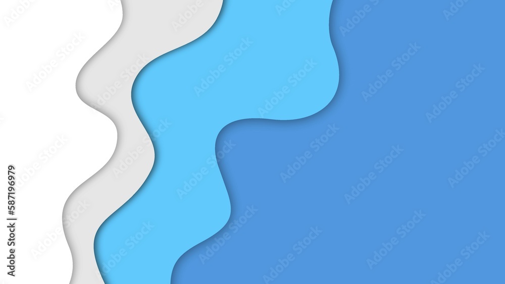 Geometric Wave Papercut Background Geometric Wave Papercut Background