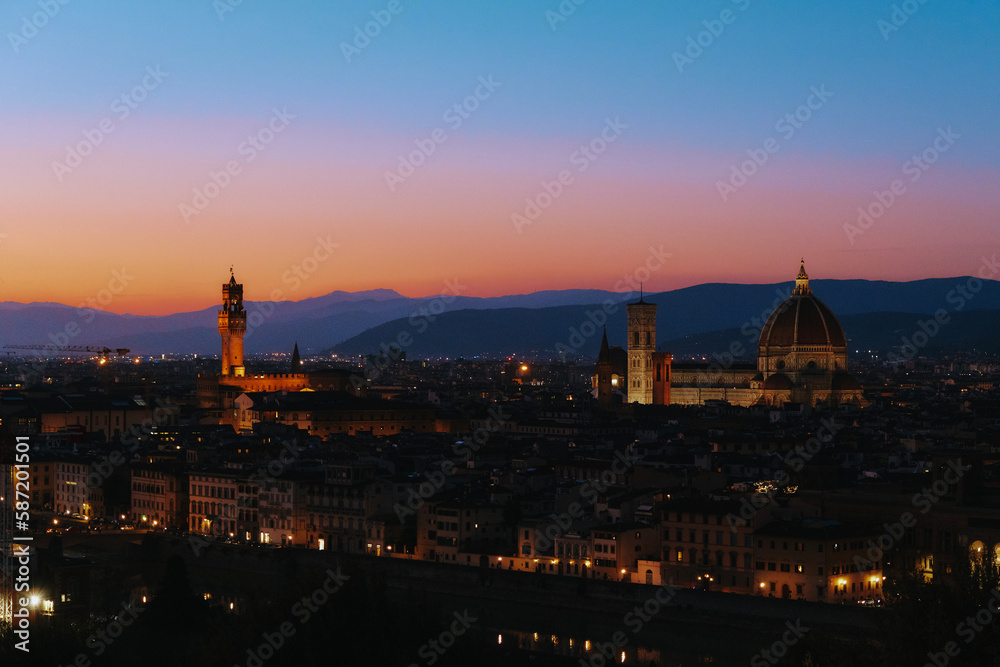 Firenze sunset view